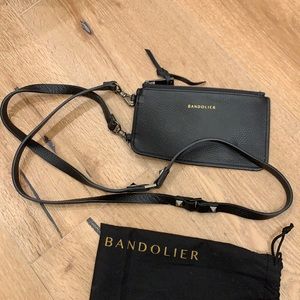 Bandolier pouch and crossbody strap